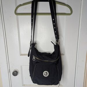 Baggallini Brussels Black Nylon 3-Way Convertible Bagg
